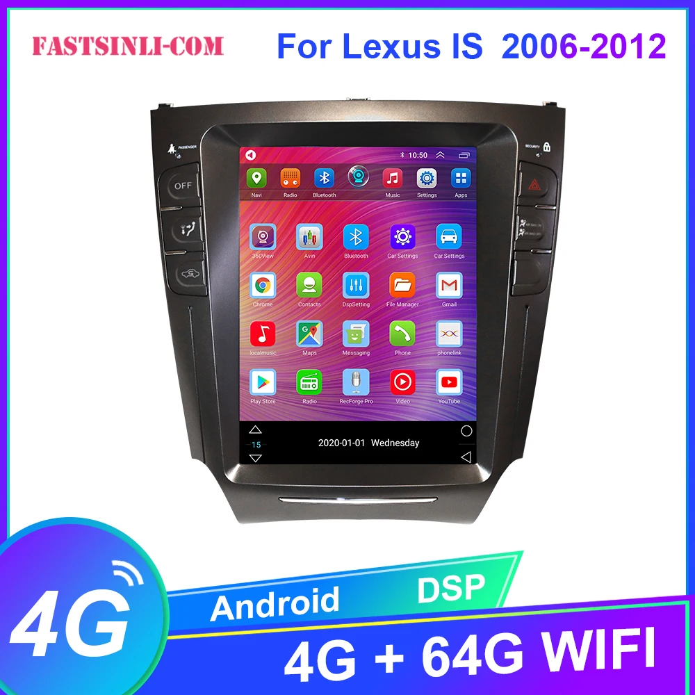 

Для Lexus IS Car Radio Android мультимедийный плеер навигация вертикальный экран для Lexus IS IS250 IS300 IS350 2005-2012