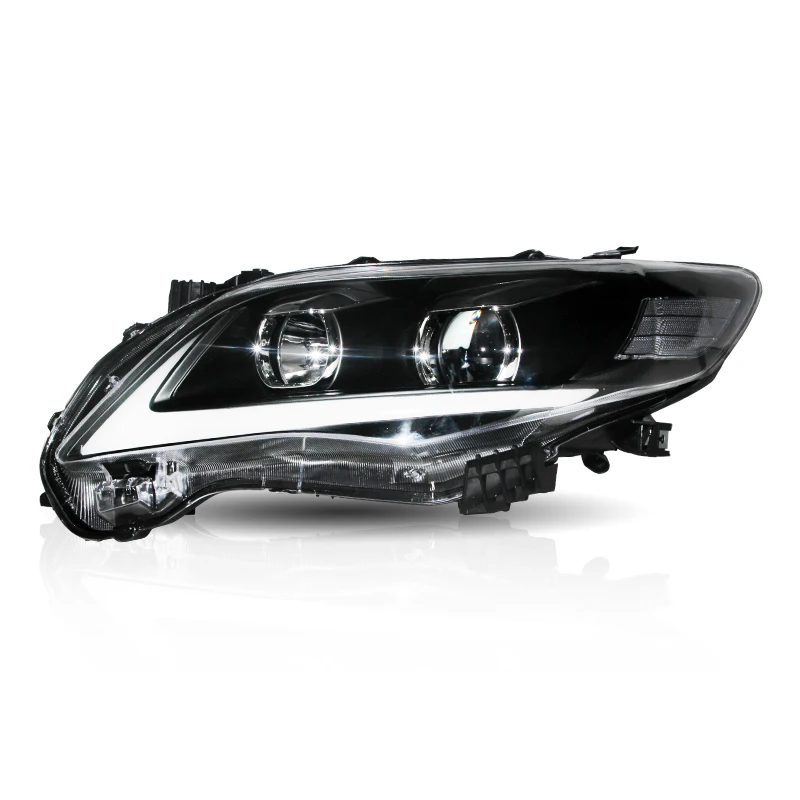 

Wholesales LED Headlights Front Lamp Assembly 2011 2012 2013 Sequential Head Lights For Toyota Corolla