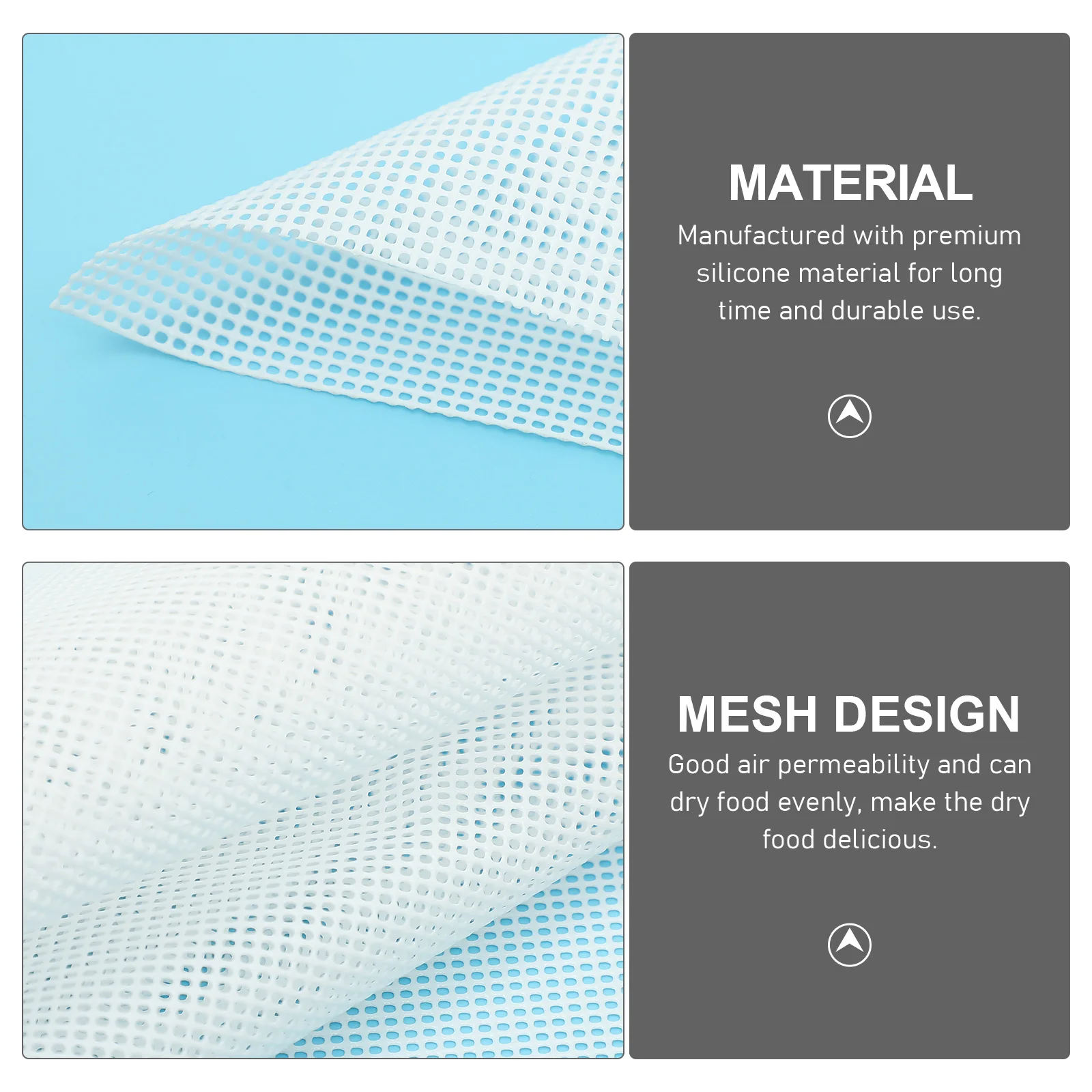 

Steamer Silicone Mat Food Dryer Dehydrator Liner Accessories Reusable Mats Pads