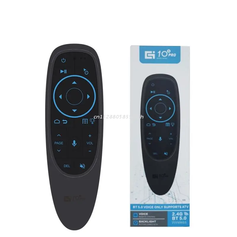 

Пульт дистанционного управления G10s Pro Air-Mouse с голосовым управлением и гироскопом, 2,4 ГГц