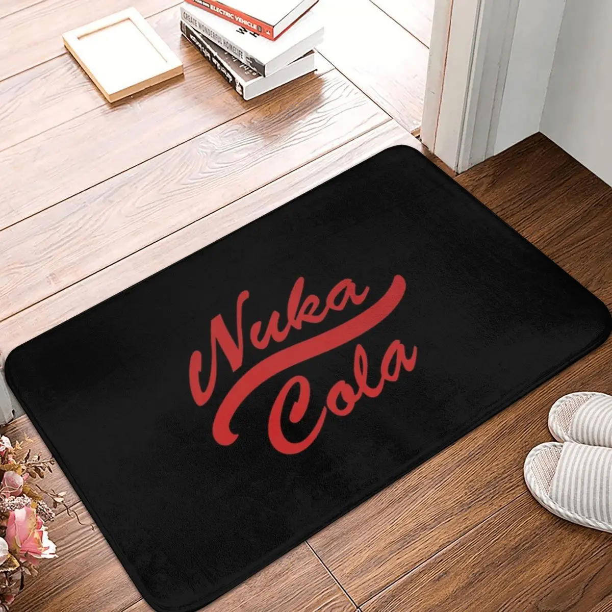 

Fallout Nuka Cola Red Logo Doormat Polyester Floor Mat Antiwear Carpet Kitchen Entrance Home Rugs Mats Bedroom Anti-slip Footpad