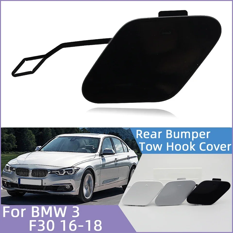 Для Bmw 3 F30 седан LCI 2016 2017 2018 задний бампер буксировочный крюк крышка для проушины #