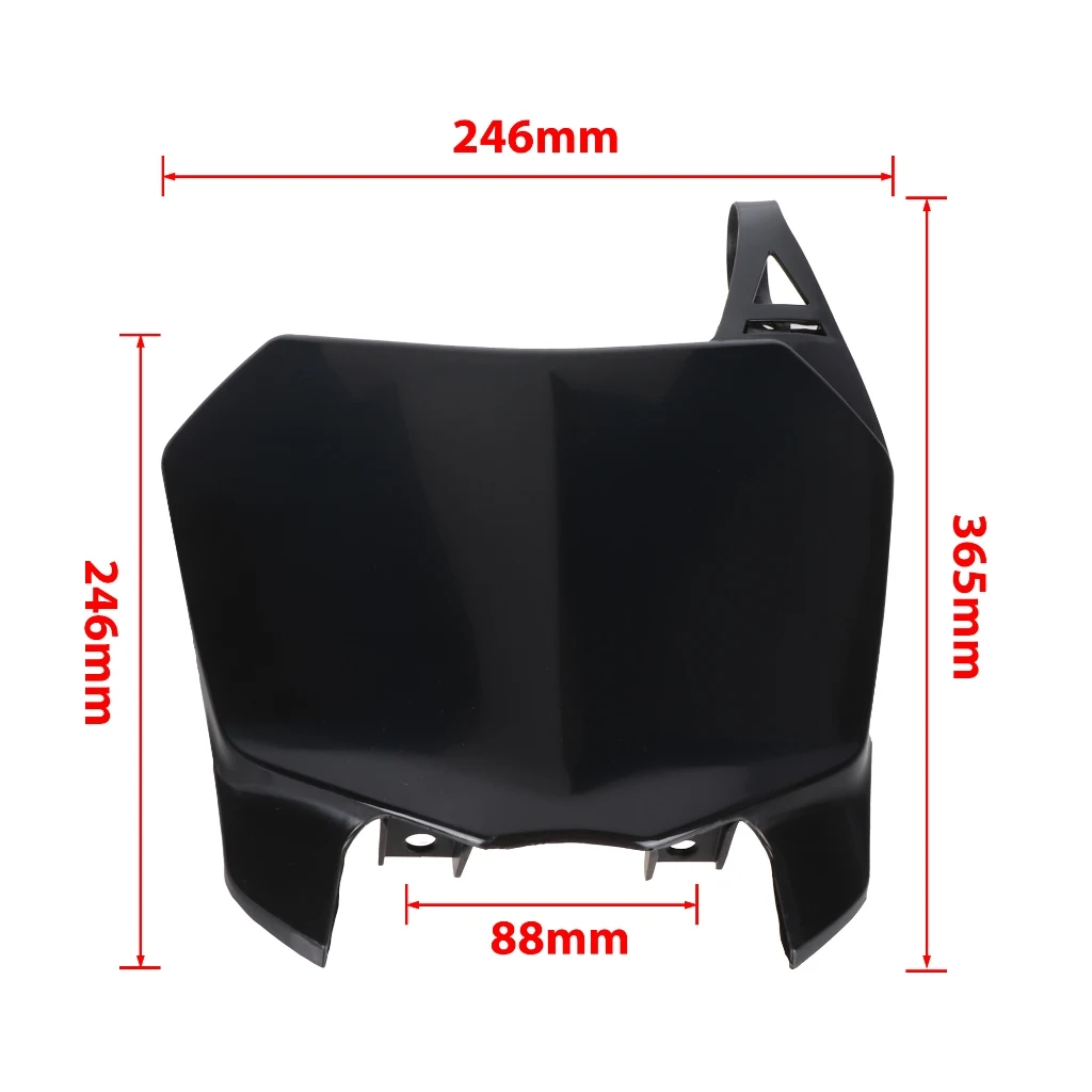 Черный Передний Номерной Знак Для Honda CRF110F 2013 2014 2015 2016 2017 CRF125F