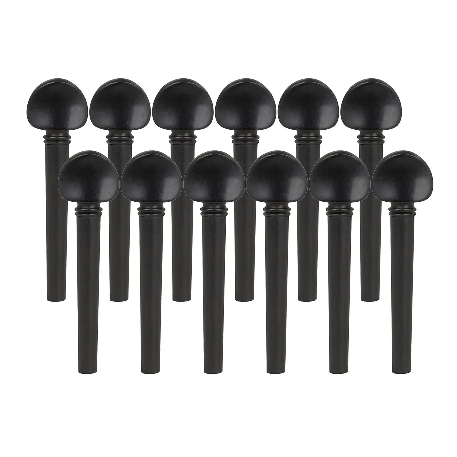 

12x 3/4 4/4 Size Violin Tuning Pegs Replacement Fiddle Tuning Pegs