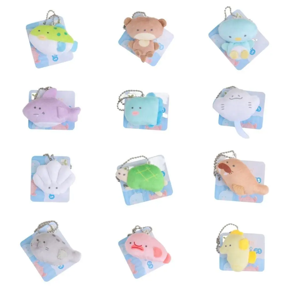 

Мультяшные плюшевые подвески для аквариума, плюшевые мягкие плюшевые рыбки-Пингвины, плюшевые брелоки, подвесные сумки в японском стиле