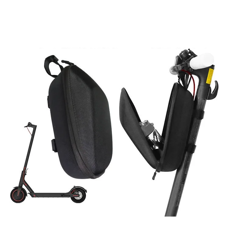 

Front Handlebar Bag For Xiaomi Mijia M365 Replacement Head Storage Bag Zipper Up EVA Ninebot Organizers Storage Hanging Bag Part