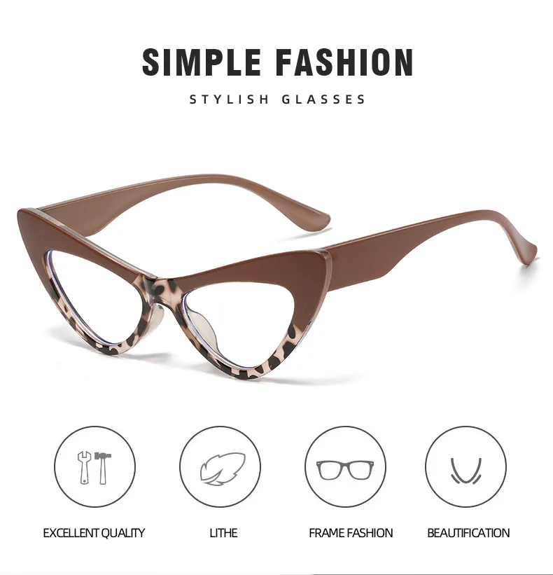 Очки VWKTUUN с защитой от синего света для мужчин и женщин аксессуар кошачий глаз