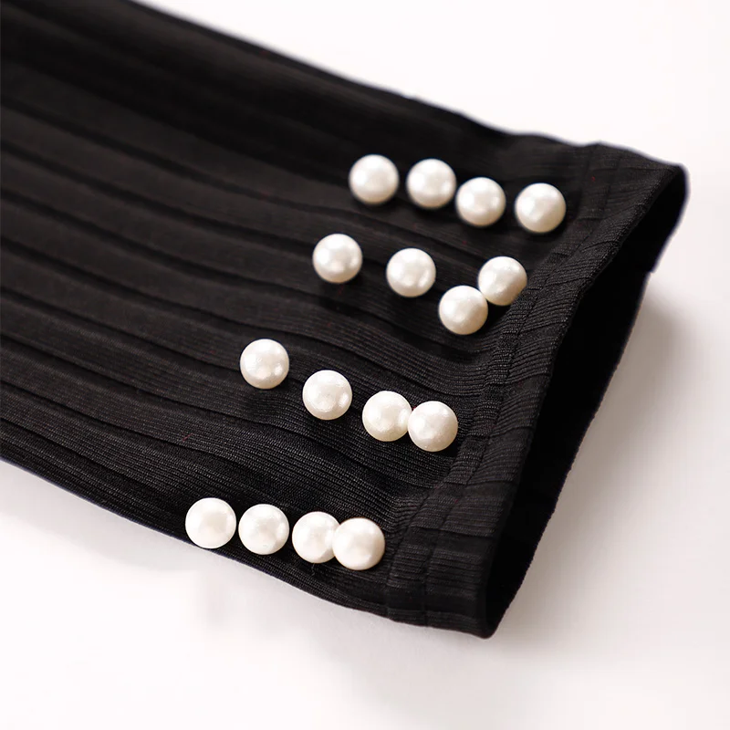 Женские прямые широкие брюки на одно плечо с длинным рукавом и открытой спиной |