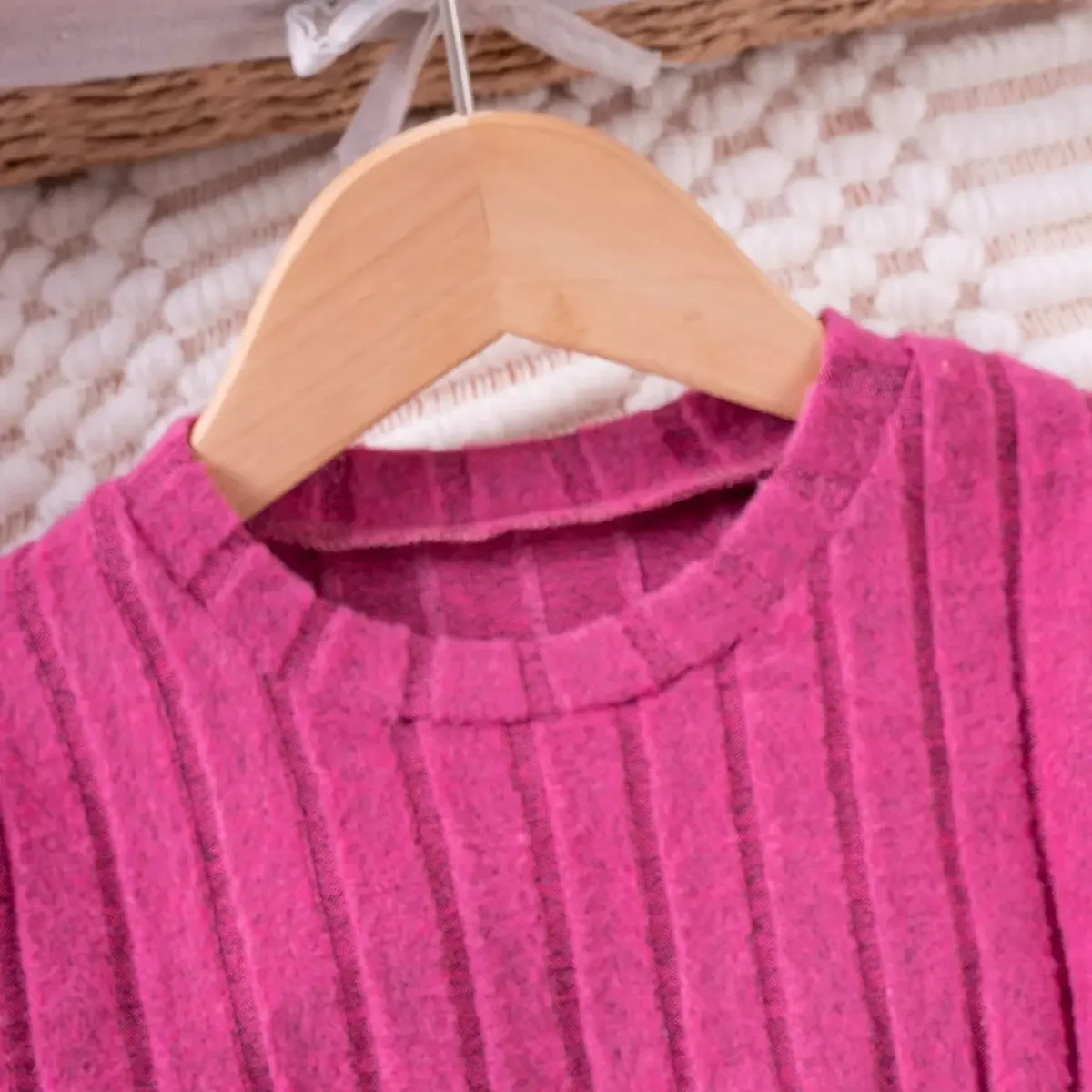 Детский комплект из топа и леггинсов трикотажные полосатые леггинсы с оборками