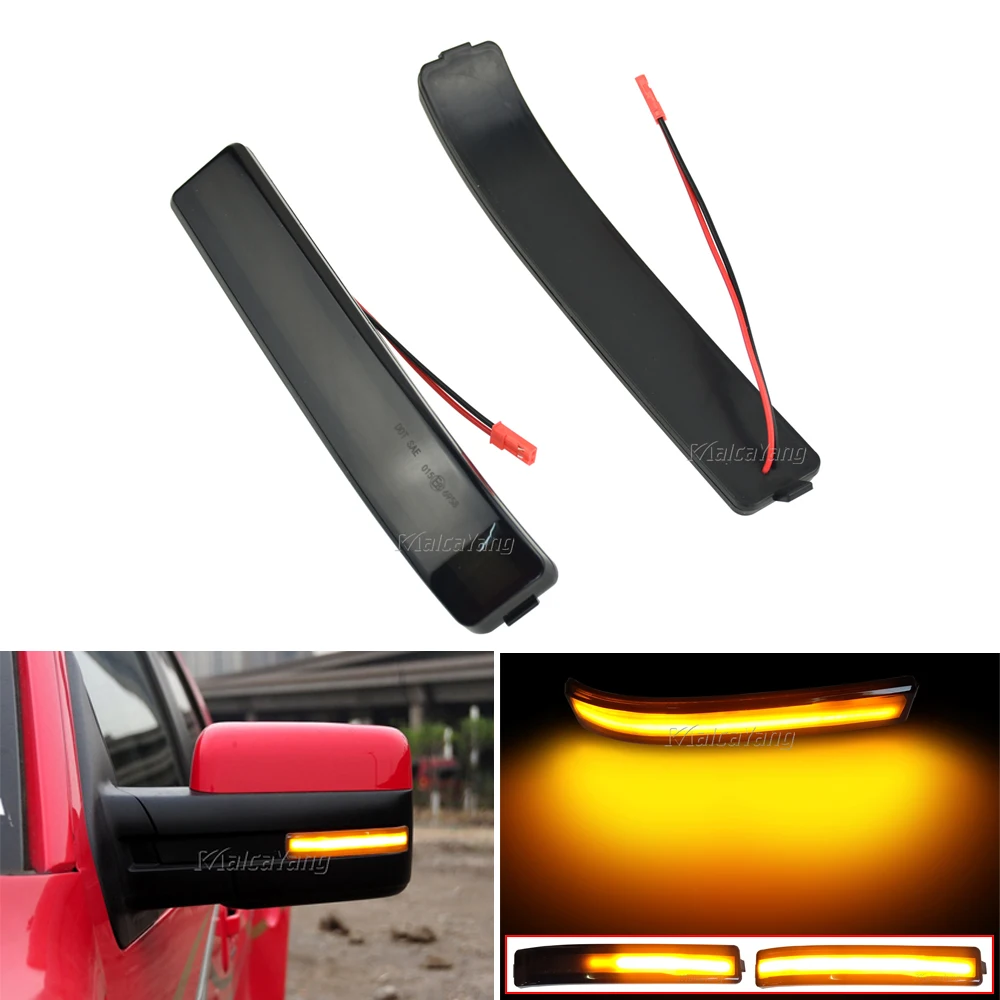 

For Ford F150 F-150 SVT Raptor 2009 2010 2011 2012 2013 2014 Dynamic Turn Signal Lights Sequential Lamp Blinker Indicator