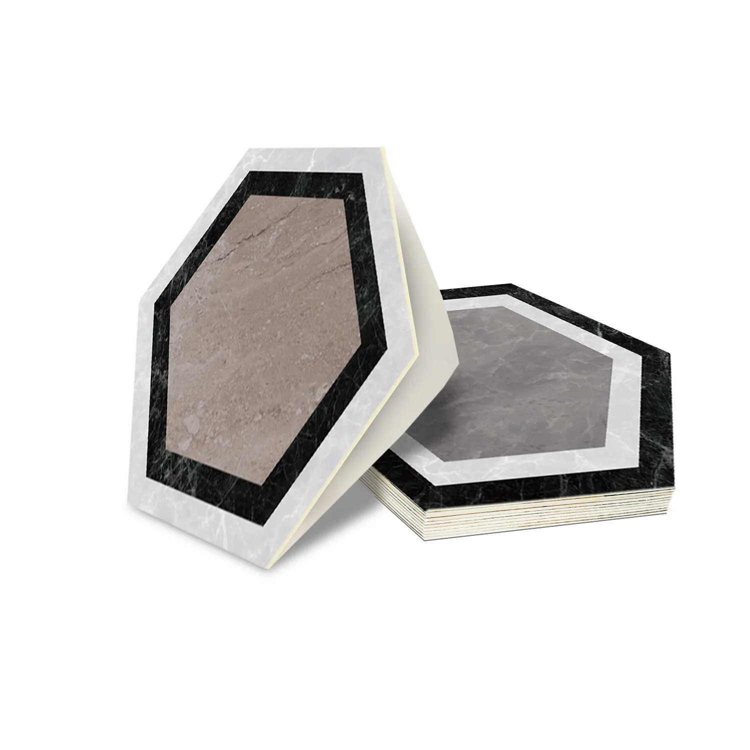 

Home Decor Waterproof Wall Sticker Non-slip Floor Sticker Thicken Home Decorative Flooring Hexagon IXPE Foam Self Adhesive DB224