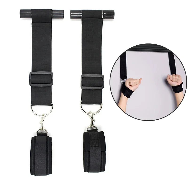 Наручники для фетиша в дверь наручники подвесные эротические БДСМ-связывания