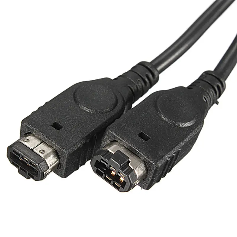Фото Кабель для подключения Link Connect, длина 1,2 м, для 2 игроков, для консолей Nintendo Gameboy Advance GBA SP, линия для передачи данных между консолями. №2