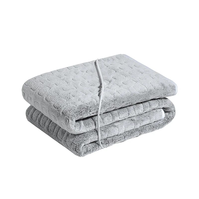 

Heated Blanket Electric Throw-Soft Flannel Fast Heating Electric Blanket With 6 Heating Levels & 8 Time Settings