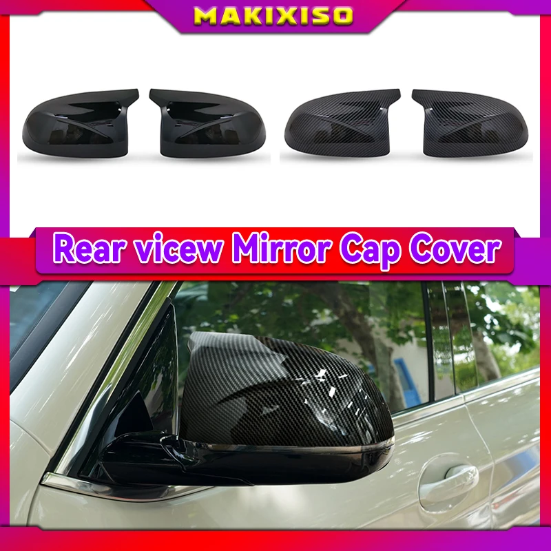 

For BMW X3 G01 X4 G02 X5 G05 X6 G06 X7 G07 2018 2019 2020 M style black rearview mirror cover X3M Look rearview mirror cover
