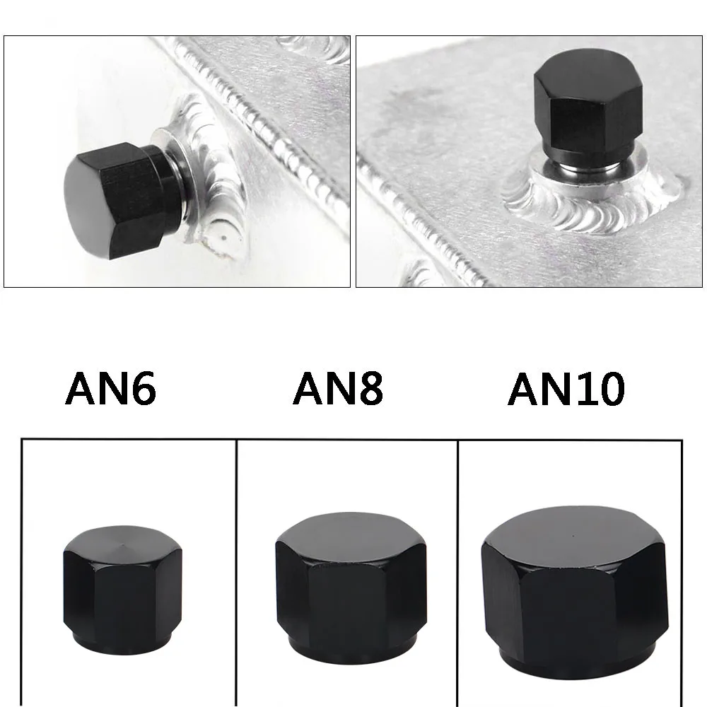 

AN6 AN8 AN10 Female Thread Flare End Cap Tube Fitting Hex/Hexagon Port Adapter Blanking Plugs Cap Lock Hose Connector