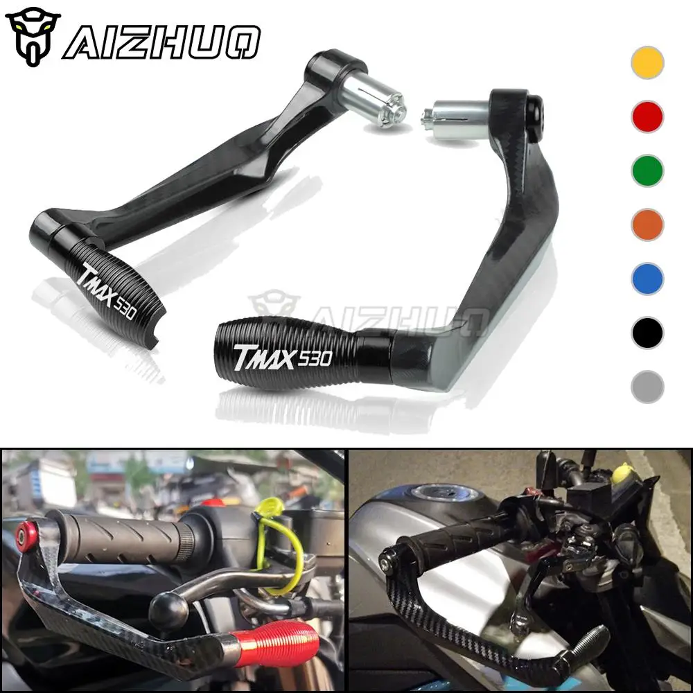 

For YAMAHA TMAX530 TMAX 530 T-MAX530 7/8" 22mm Motorcycle Lever Guard Handlebar Grips Brake Clutch Levers Protector 2008-2018