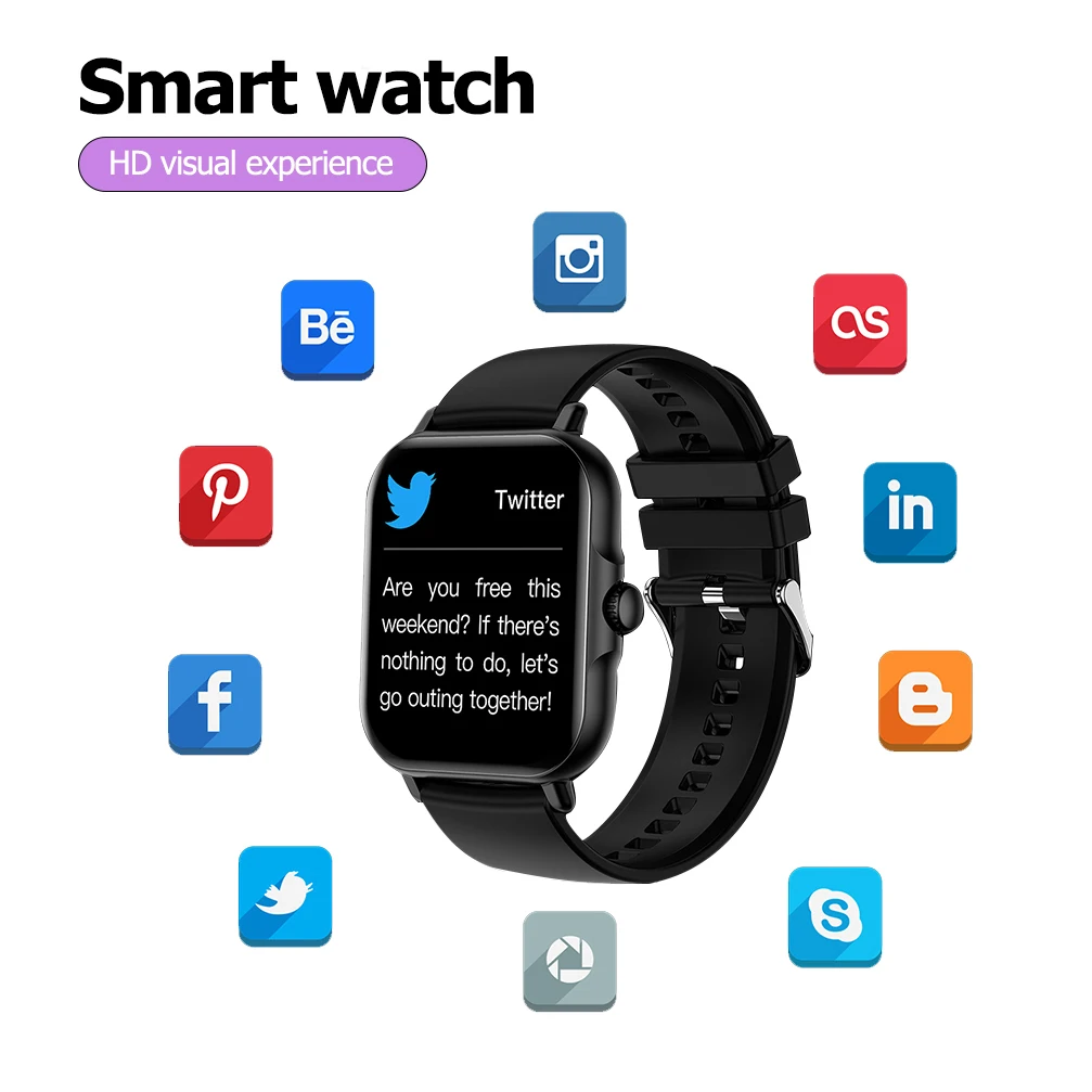 

Smart Watch J15 Man Multifunctional Detection Smartwatch Women Bluetooth Call Remote Photography Bracelet For Android IOS Phone