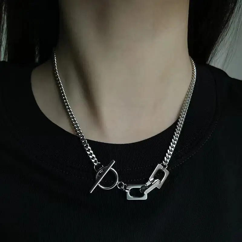 

MODOMA Fashion Hip Hop Gothic Pendants Necklace For Women Vintage Jewelry Simple Aesthetic Design Party Women Chains Necklace