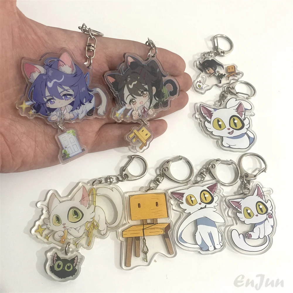 

Anime Suzume No Tojimari Daijin Cat Keychain Iwado Munakata Sota Pendant Keyring Car Key Chain Bag Accessories Jewelry Fans Gift