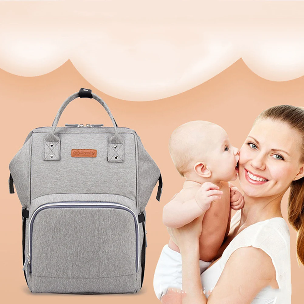 

Diaper Bag Backpack Anti-Water Maternity Nappy Bag with Insulated Pockets Stroller Straps and Built-In Usb Charging Port