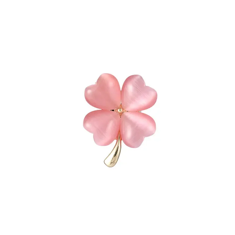 Камень кошачий глаз счастливая трава нагрудный цветок аксессуары нишевый магнит