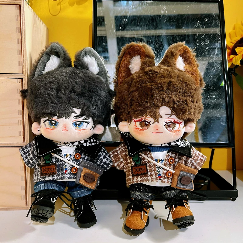 

7 шт., коричневый Трикотажный костюм джентльмена, 20/15 см