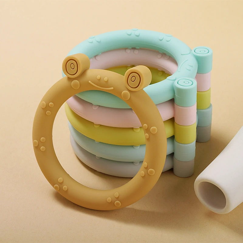 Baby Silicone Teethers Food Grade Newborn Pacifier Relief Design Teether BPA Free Infant Tactile Training Toys Bebe Teething Toy