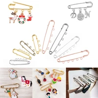 10pcs safety pins brooch blank base brooch pins 508090mm pins 35 holes jewelry pin for jewelry making supplies accessories