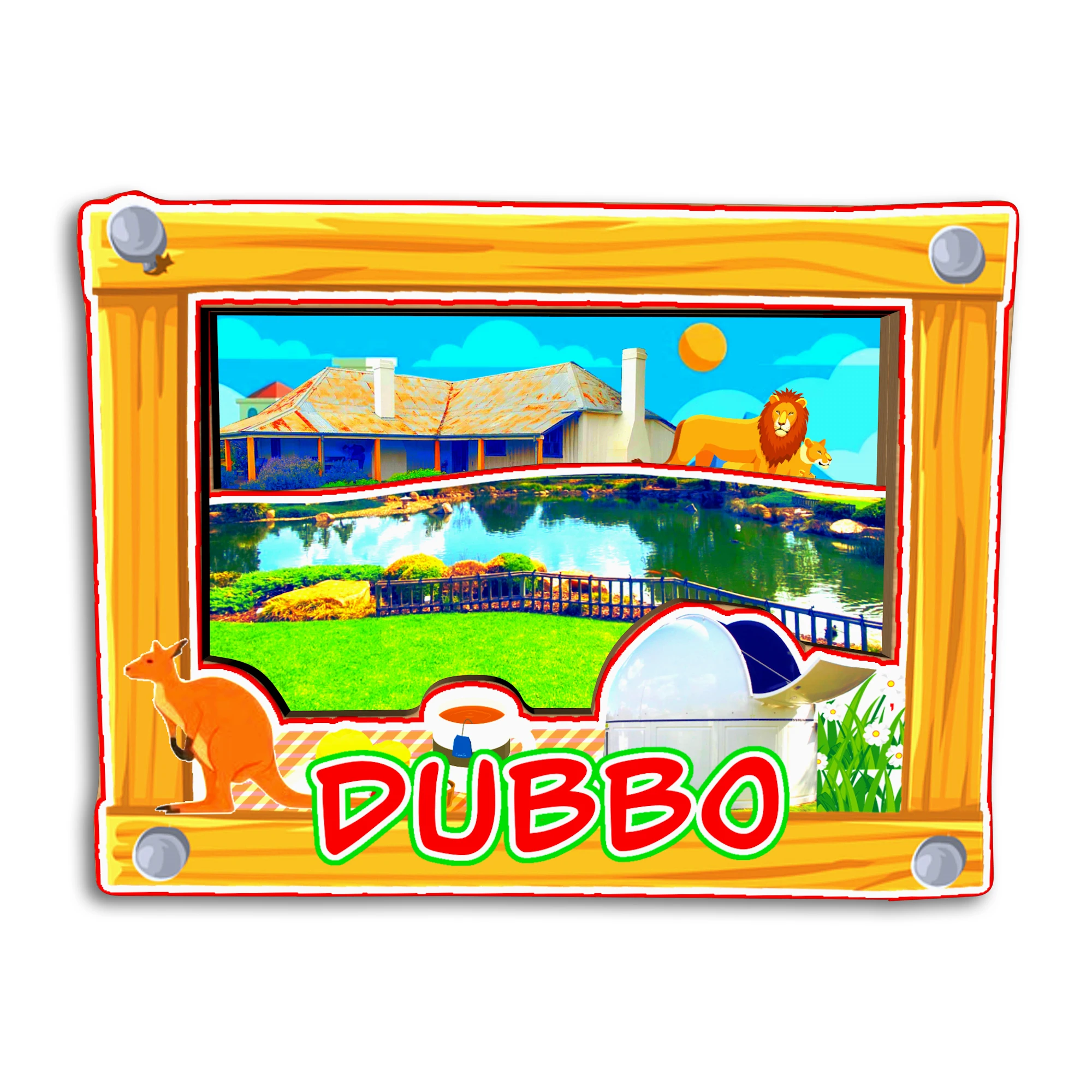 Hahndorf Busselton Dubbo Coonabarabran Kalbarri Australia Магнит на холодильник Путешествия Сувенир Подарок Handmarde (art.: 3920cfc752b7d) - 3920cfc752b7d