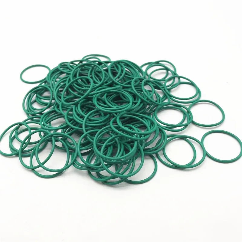 

10PCS Green Fluorine Rubber FKM O Ring Seal Thickness 2.65mm OD6/7.1/7.5/8/8.5/9/9.5/10/10.6/11.2/11.8mm Rubber Sealing Gasket