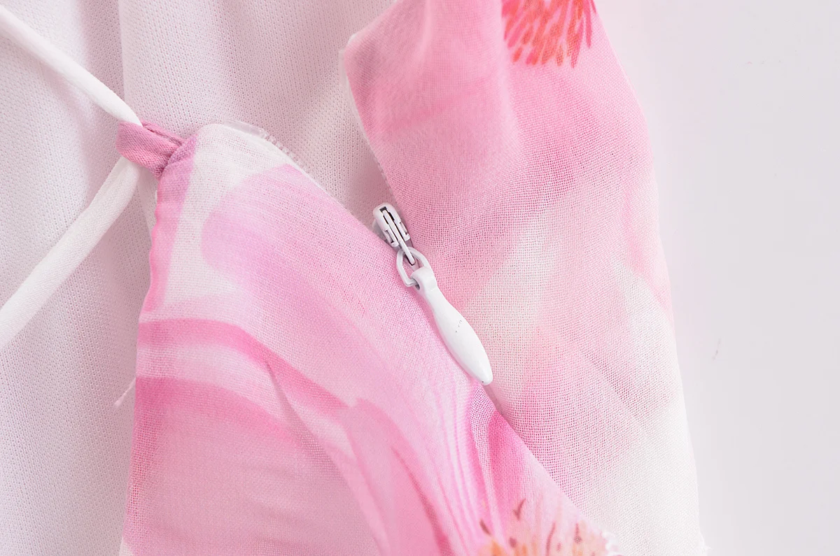 Платье женское с принтом модный пикантный Повседневный Топ V-образным вырезом