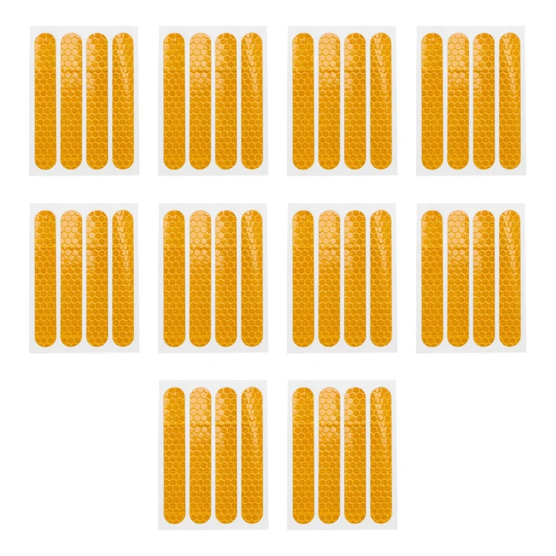 40 шт. желтые защитные наклейки на передние и задние колеса Ninebot Max G30