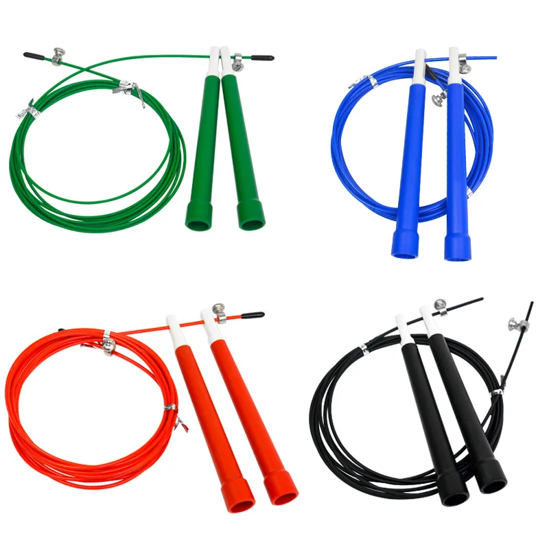 

2.5mm Upgrade Steel Wire Skipping Skip Adjustable Jump Rope Fitnesss Equipment Exercise Workout 3 Meters