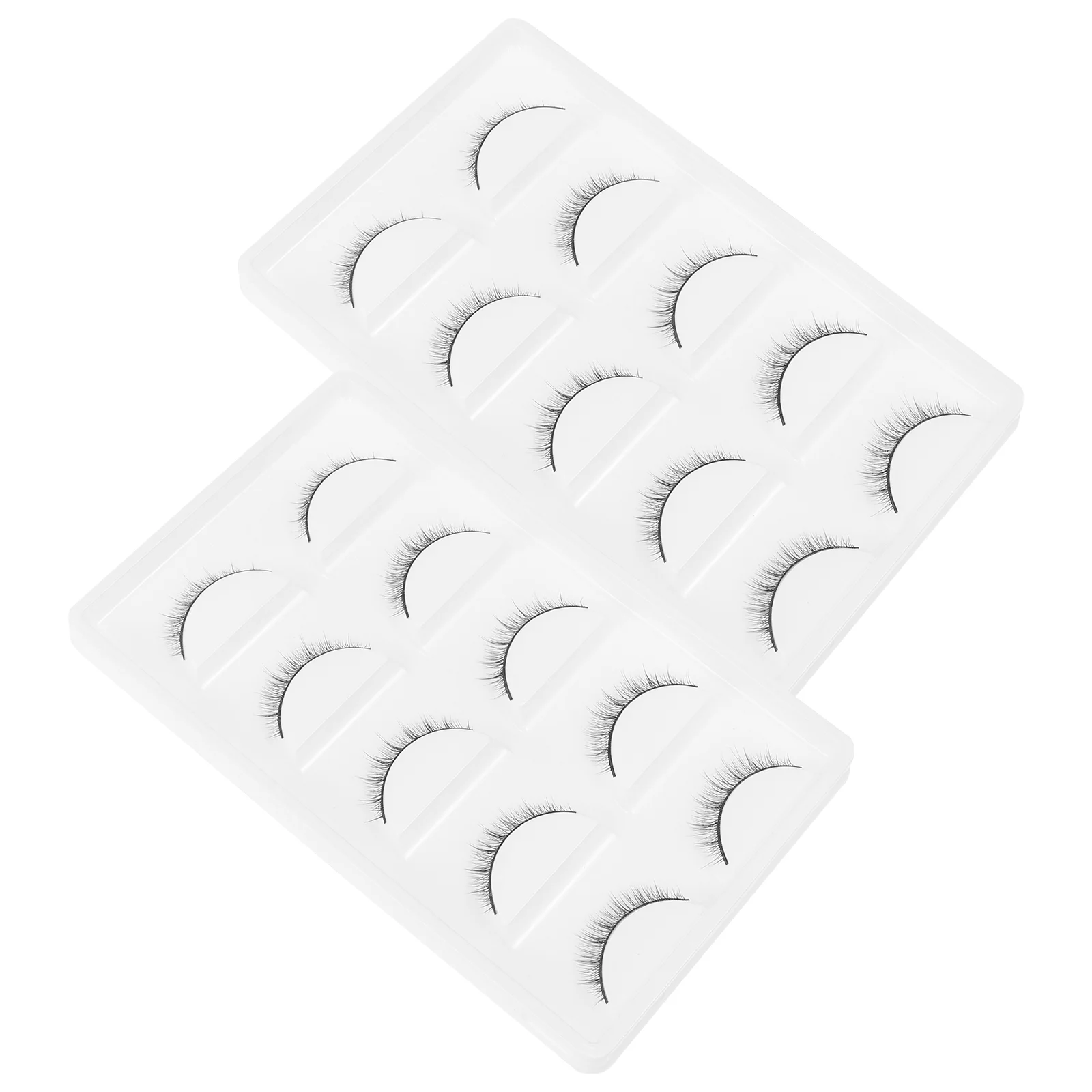 

Eyelashes Lashes False Strip Makeup Eyelash Eye Glued Pre Magnetic Black Reusable Artificial5D Natural Girl Soft Thickdecorative