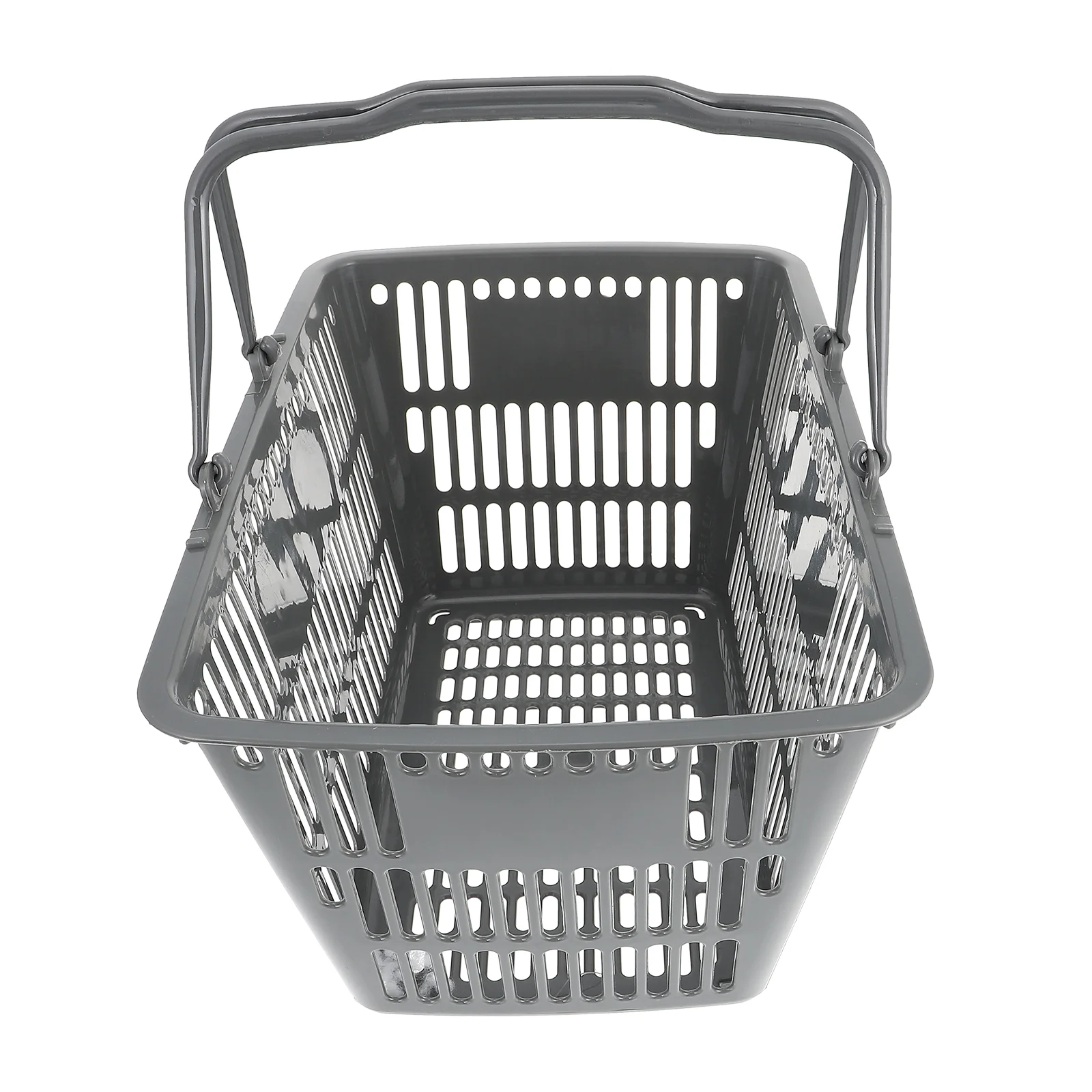 

Basket Storage Shopping Baskets Plastichandle Organizerbathroom Handles Kitchen Portable Seasoning Toiletries Grocery Cart Store