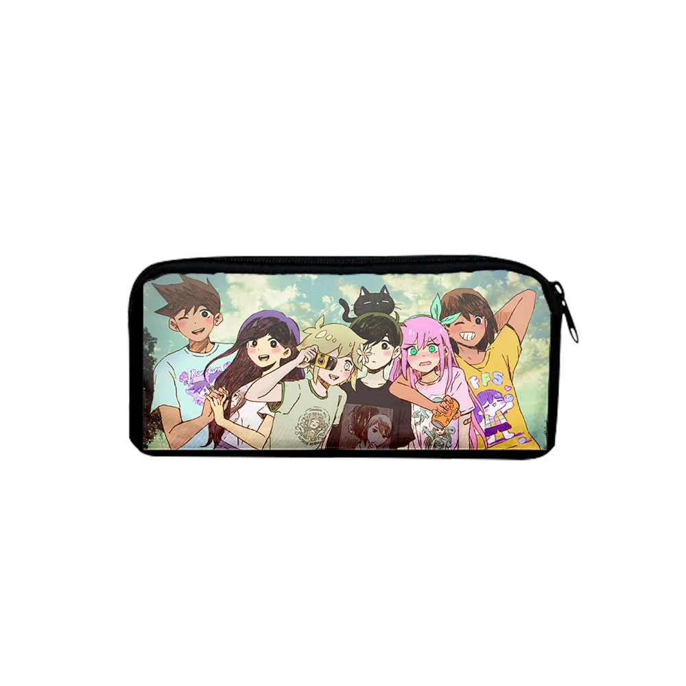 

Креативная сумка для ручек, пенал для мальчиков и девочек с 3D рисунком из мультфильма Omori, Детская сумка для хранения канцелярских принадлеж...