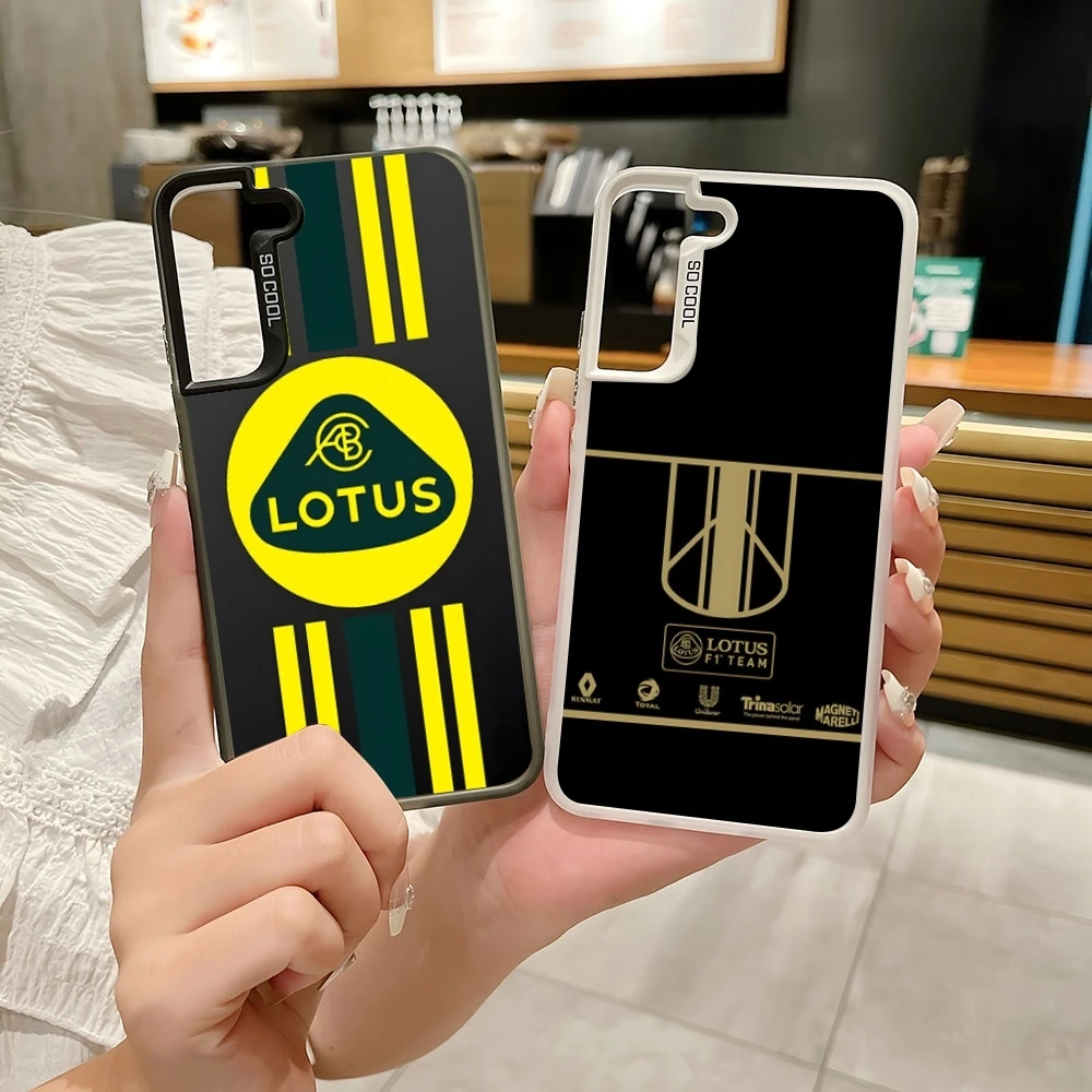 Luxury Lotus Cars Phone Case Colored Silver Trendy For Samsung A 16 04 05 13 14 15 20 22 23 25 31 32 33 34 35 50 51 5