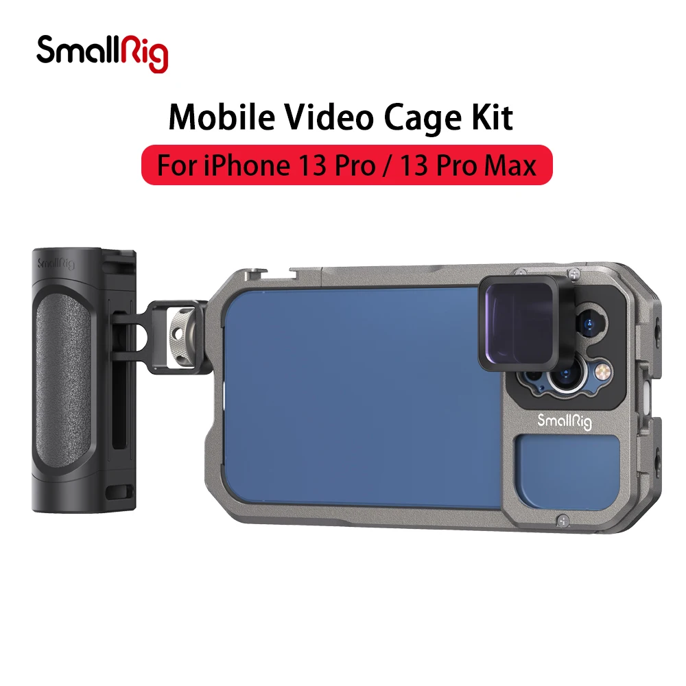

Оснастка для видеокамеры SmallRig для iPhone 13 Pro / pro Max, совместима с резьбовыми линзами 17 мм 3561
