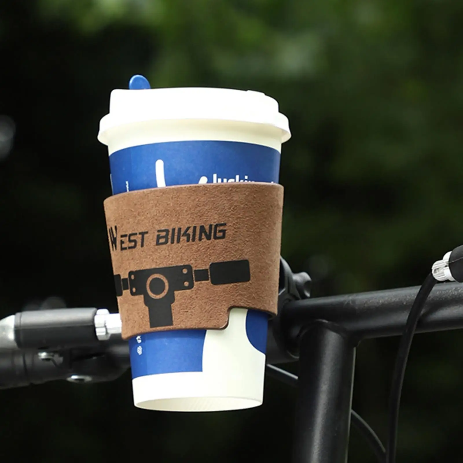 

Bicycle Cup Bottle Holder Cup Rack Tea Cup Bracket for Road Bike Mountain Bike Scooter