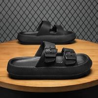 men thick platform sandals swimming pool gym household shower quick drying open toed slippers suitable for indoor