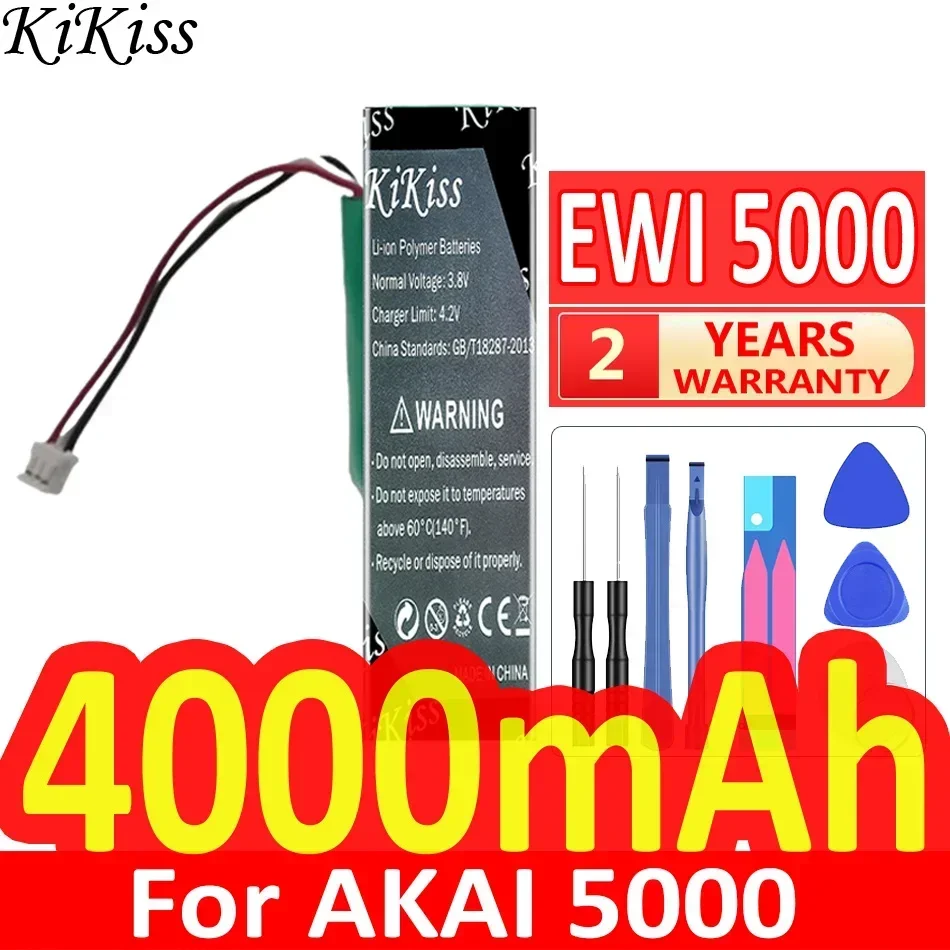 Аккумулятор KiKiss 4000 мАч для AKAI 5000 EWI SOLO FPO-72-003-S
