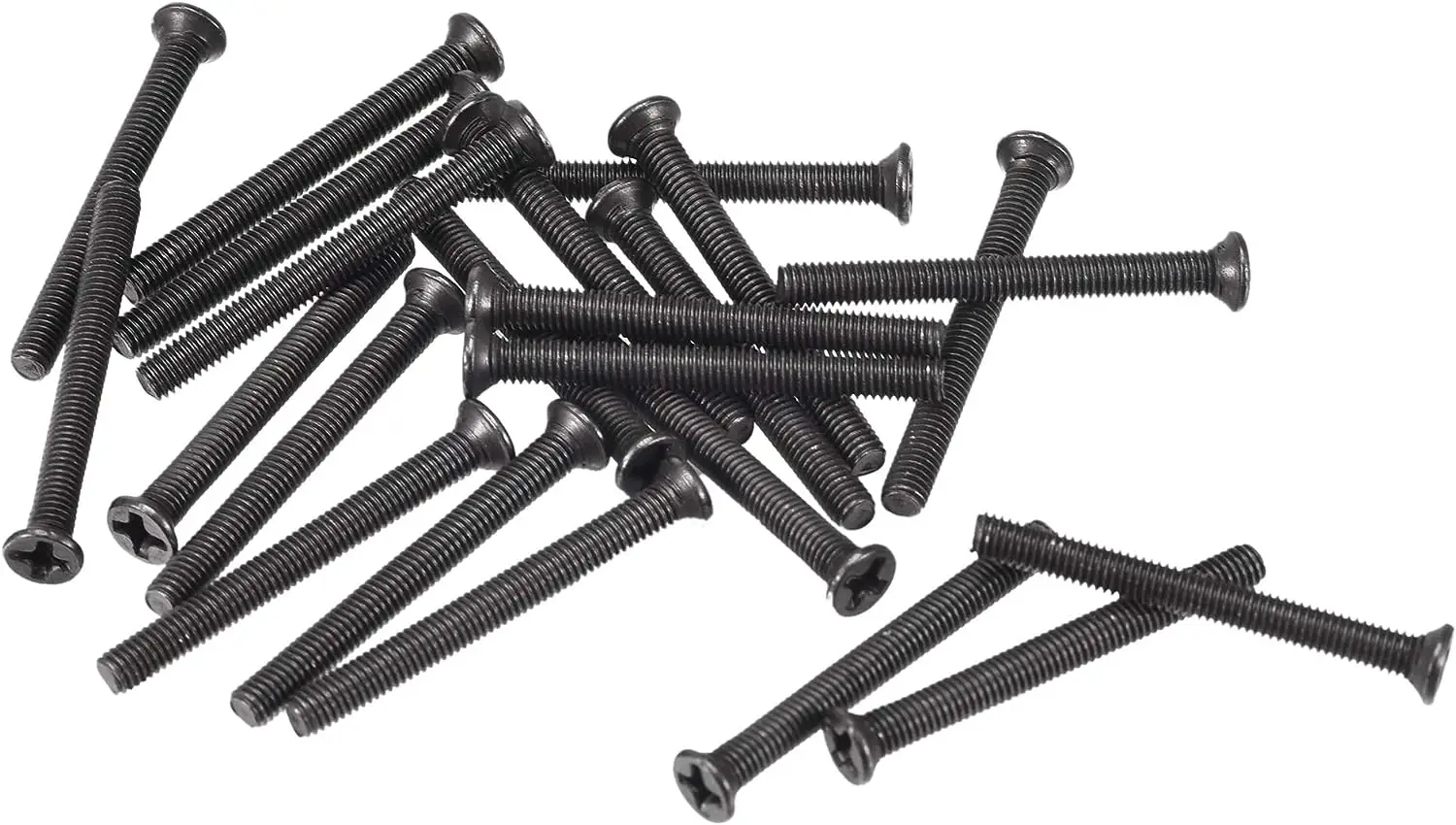 

Keszoox M3 x 30mm Phillips Screw Fastener Black for Laptop PC TV Fan Switch 200pcs