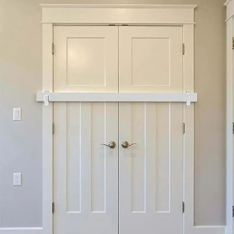 2x4 дверные кронштейны 2 шт. толщина держатель с открытым стержнем стальной