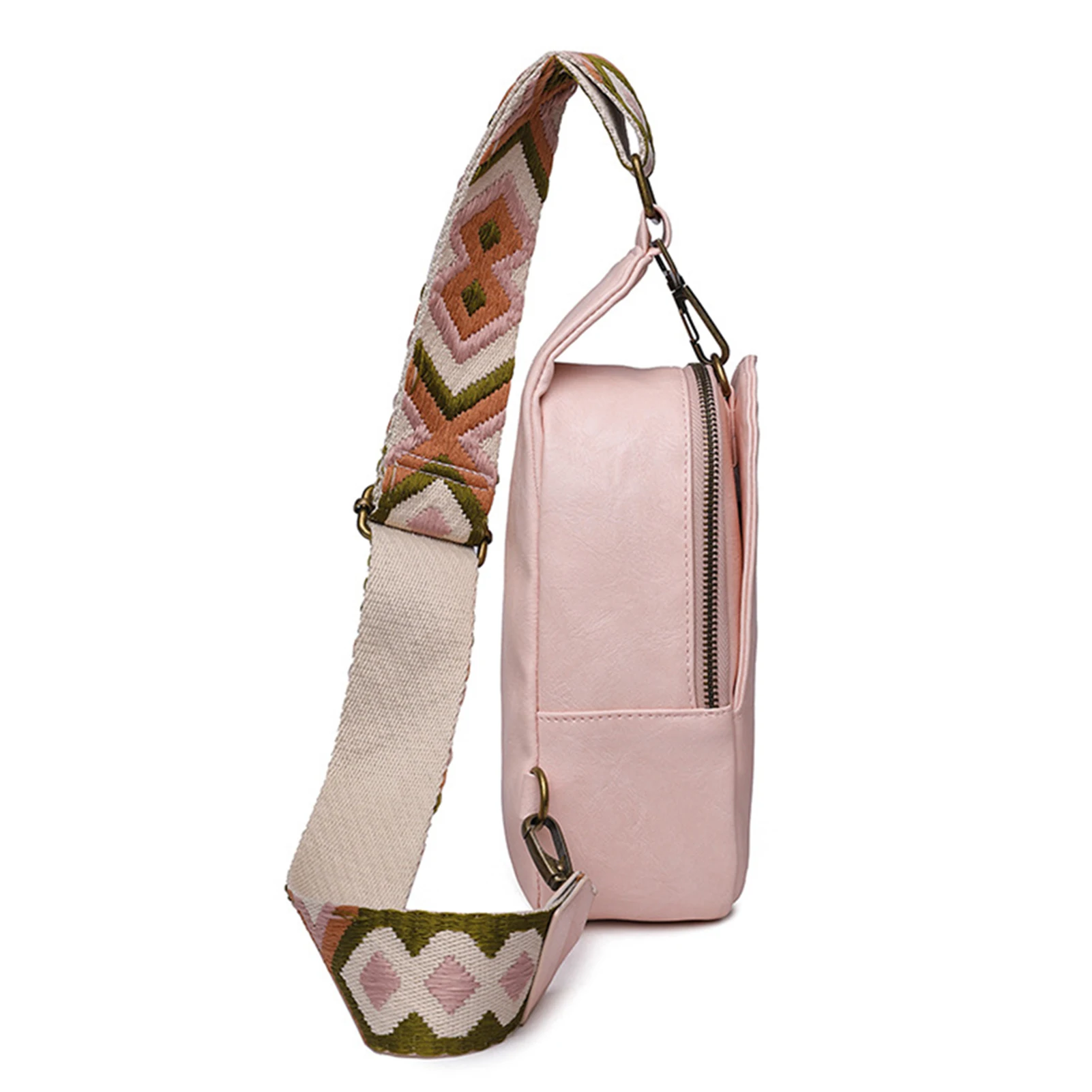 Women Chest Bag Small Sling Bags Fanny Pack Fashion Leather Waist Bags Multifunctional Phone Waist Pouch Shopping Holder