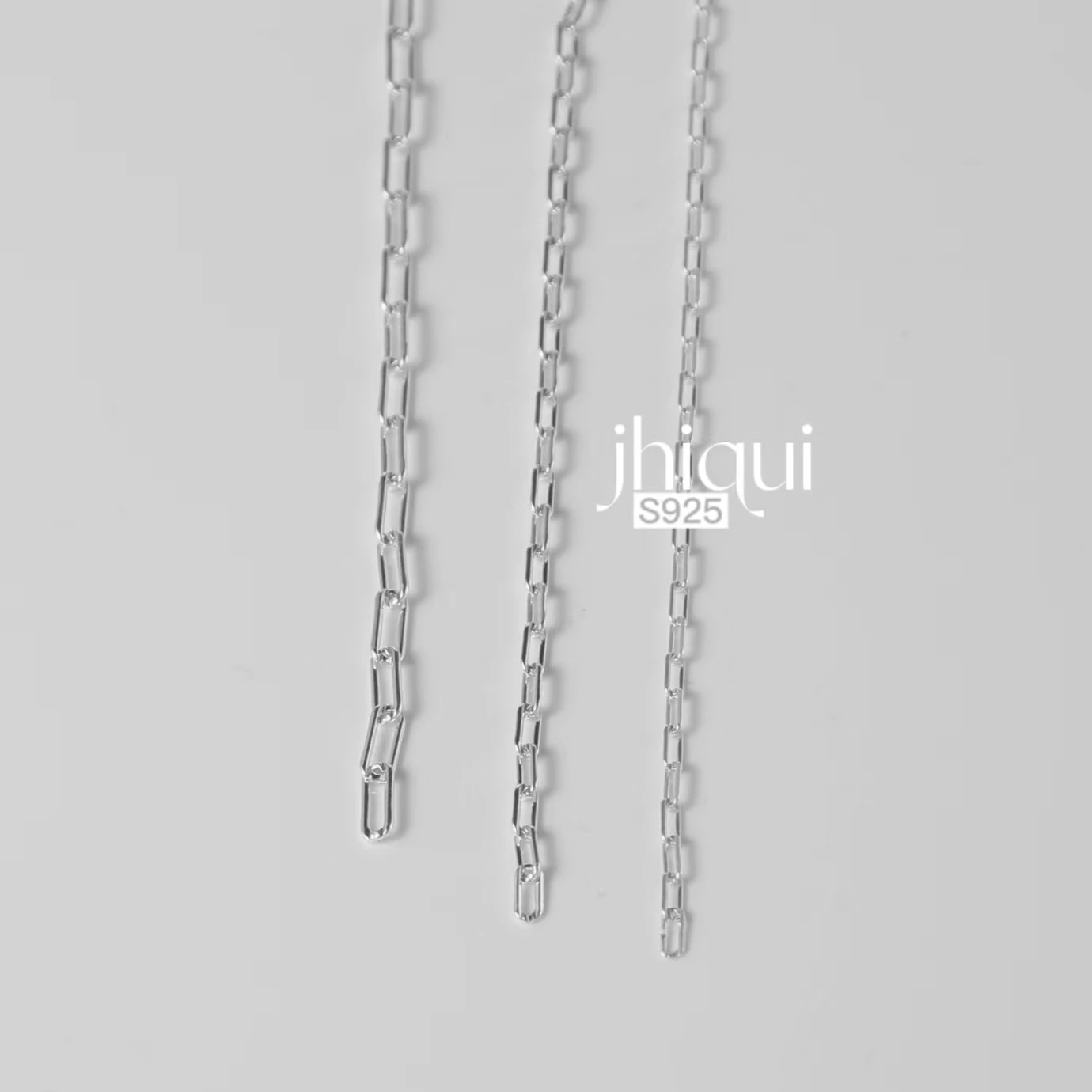 

2.5/3/3.5mm 10CM 925 Sterling Silver Chain for DIY Bracelet Necklace Fine Jewelry Finding