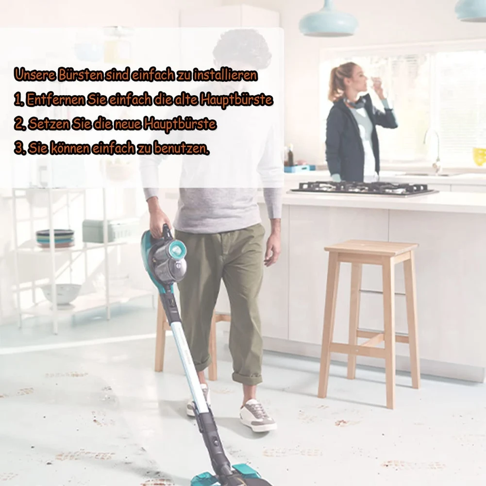 Replacement Parts Main Brush Compatible for Philips FC6728/01 FC6726/01 FC6725/01 FC6722/01 Vacuum Cleaner Accessories