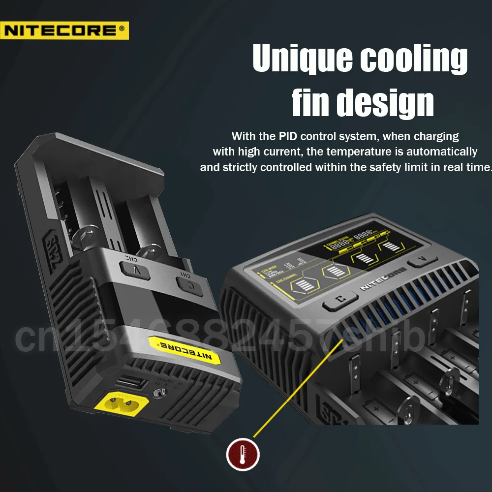 Оригинальное интеллектуальное зарядное устройство Nitecore SC4 SC2 с быстрой зарядкой