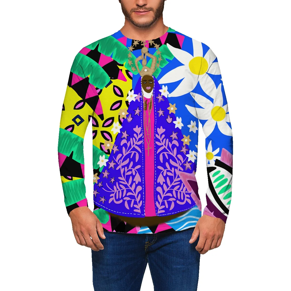 

Американский хип-хоп свитер с круглым вырезом в стиле хип-хоп мужской в гонконгском стиле брендовый свободный Универсальный Тонкий Топ бол...