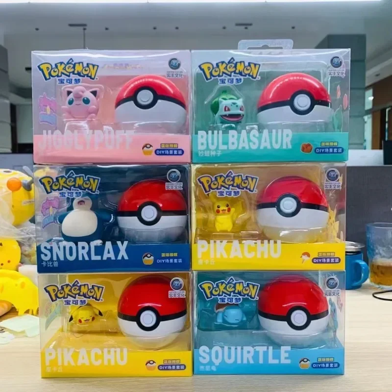 

Pokémon Belt Set Toy Pokémon Ball Belt Battle Monster Doll Pokémon Pikachu EeveeAbra Psyduck Children's Toy Gift